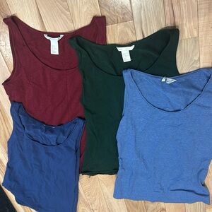 H&M tank top bundle, basic tank top, size Medium Women